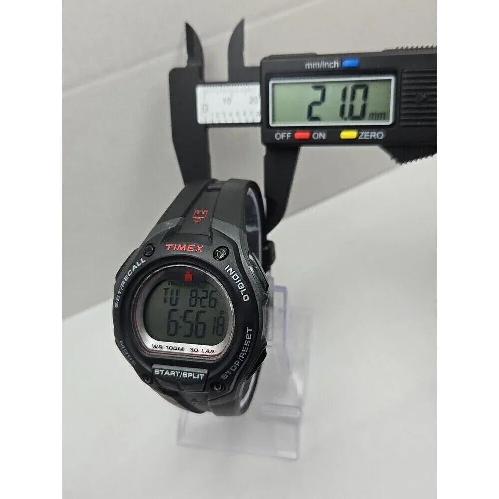 Timex Ironman Classic 30 Lap Watch 45mm Indiglo WR100M New Battery Quartz Mens